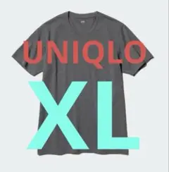 ユニクロ スーピマコットンクルーネックTシャツ GRAY XL