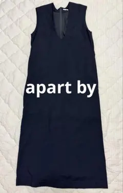 apart by lowrys Uネックマキシワンピース　石岡真実さんコラボ