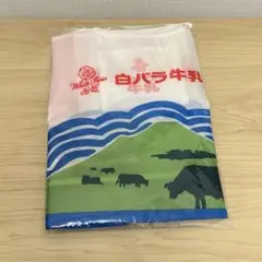 白バラ牛乳エコバッグ
