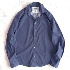 フランクアンドアイリーン PAUL ドット柄長袖シャツ メンズ