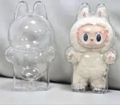 【高品質】1個立ち　ラブブ　クリアケース　雨カバー　保護ケース