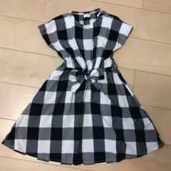 SERAPH ノースリーブチェックワンピース 120