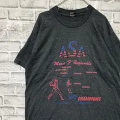 USA製90sヴィンテージTシャツ！シングルステッチ　グレー半袖古着　L 17