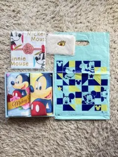 第一生命　ディズニーフェイスタオル　ハンドタオル　ポーチ