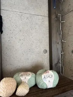 毛糸3種、4玉