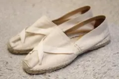 【美品】Lutays リュティス エスパドリーユ Lacets 42(ナチュラル