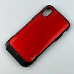 【残り1点】　iPhoneXR 耐衝撃 レッド 赤 スリムデザイン お洒落 高級