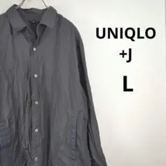 美品 ユニクロ プラスジェイ テープラインシャツ メンズ トップス ダーク