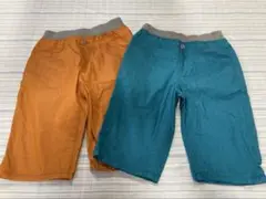 男の子　ハーフパンツ　2枚セット　140