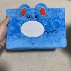 SWIMMER ボックスティッシュカバー Henteko Cute マリル スイマー×ポケモンセンターのコラボグッズ、マリルのティッシュ
