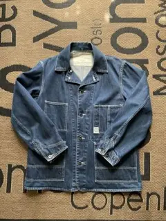 美品 Real McCoy's ストライプ カバーオール サイズ40 The REAL McCOY'S ザリアルマッコイズ JOE McCOY デニム