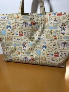 ⌘ トートバッグ　A4サイズ　⌘ ベージュ系