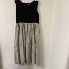 ノースリーブ ロングワンピース Lサイズ