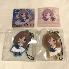 バンドリ　MyGO!!!!!　ラバーストラップ 特典シール　長崎そよ　A B