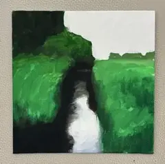 アクリル画　風景　968