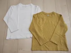 ユニクロ 長袖カットソー 2枚セット 120