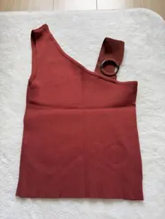 アシンメトリックデザイン タンクトップ F