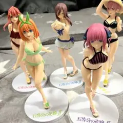 五等分の花嫁 プレミアムフィギュア 水着 セット