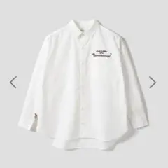 graniph グラニフ ナガスギルイヌ コットンタッチ ビッグシルエットシャツ