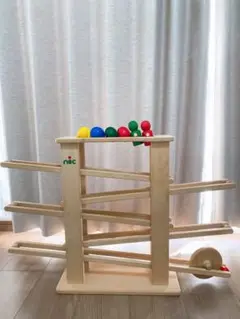 【美品・匿名配送】NIC社 木製スロープトイ・ドイツ知育玩具・クレヨンハウス 美品・匿名配送】NIC社 木製スロープトイ・ドイツ知育玩具