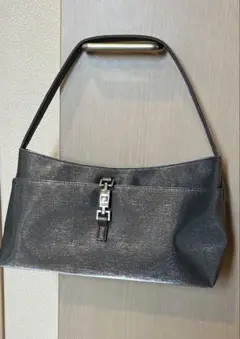 ハンドバッグ シルバー 美品