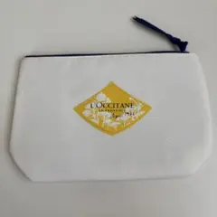 ☆未使用☆送料無料☆L'OCCITANE ホワイトポーチ