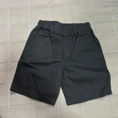 UNIQLO 110サイズ 黒 半ズボン