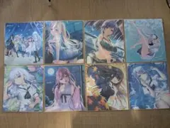 SummerPockets キャラクターイラスト 色紙 8枚セット