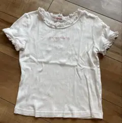 mezzo piano メゾピアノ　白半袖カットソー　size120cm