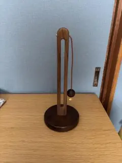 木製キッチンペーパースタンド　キッチンペーパーホルダー　ダークブラウン