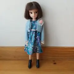 復刻版初代リカちゃん 青いセット