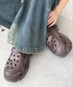 WEGO 厚底グランジラバーサンダル