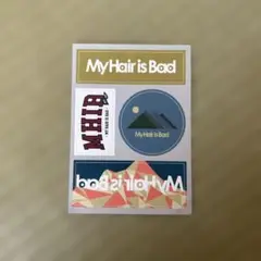 My Hair is Bad ステッカー　マイヘア　ナインスアポロ