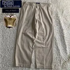 美品/90s/W36 ポロラルフローレン フィリップパンツ YKK(USA製)