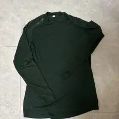 Mizuno ダークグリーン 長袖 アンダーシャツ L