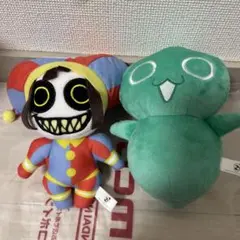 アメイジングデジタルサーカス　ボールチェーン付きぬいぐるみ　2点 ポムニ