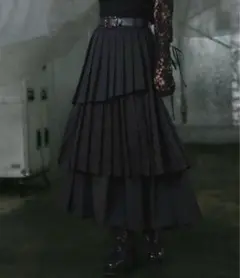 【新品タグ付き】HARE アシメMIXプリーツスカート
