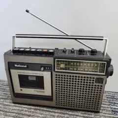 National／ラジカセ／RQ-535／メンテナンス済／メンテセット付属 クラシックなルックスがかっこいいラジカセ、ナショナル