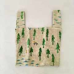 ハンドメイド♪エコバッグ ～mina perhonen one day 生地使用