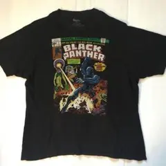 マーベル　MARVEL ブラックパンサー　2XL ムービーTシャツ　ブラック