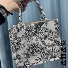 レディース バッグ 韓国 人気 ハンドバッグ ジャガード織 新品