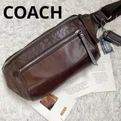 【良品✨】コーチ ボディバッグ ショルダー 斜め掛け レザー カーキ 70785 2025年最新】COACH コーチ 70785の人気アイテム - メルカリ