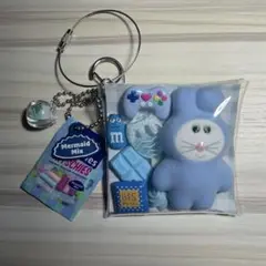 ガチャ詰めポーチ ブルー系 むにゅ HITSCHIES