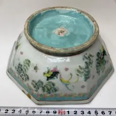 粉彩 人物 コオロギ (促織)缶 清時代 唐物 同治年製 粉彩 粉彩 人物 コオロギ (促織)缶 清時代 唐物 同治年製 粉彩