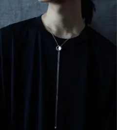 h'eres PEBBLE LOOP TIE ネックレス　ループタイ(即購入可) 即日発送】h'eres PEBBLE LOOP TIE ヒアーズ ループタイ - メルカリ