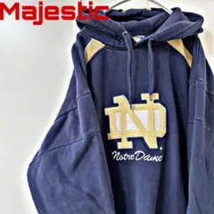 FV-9 Majestic Notre Dame パーカー ネイビー