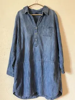 Gap デニムブルー 長袖チュニック