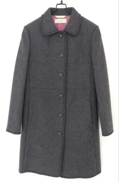 【Paul Smith】ステンカラーコート 杢グレー 38サイズ