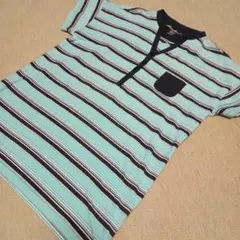 Eddie Bauer ストライプ 半袖Tシャツ PETITE
