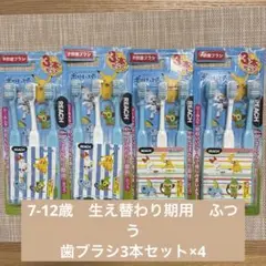 REACH®︎ポケモン　はえかわり期用歯ブラシ3本セット×4